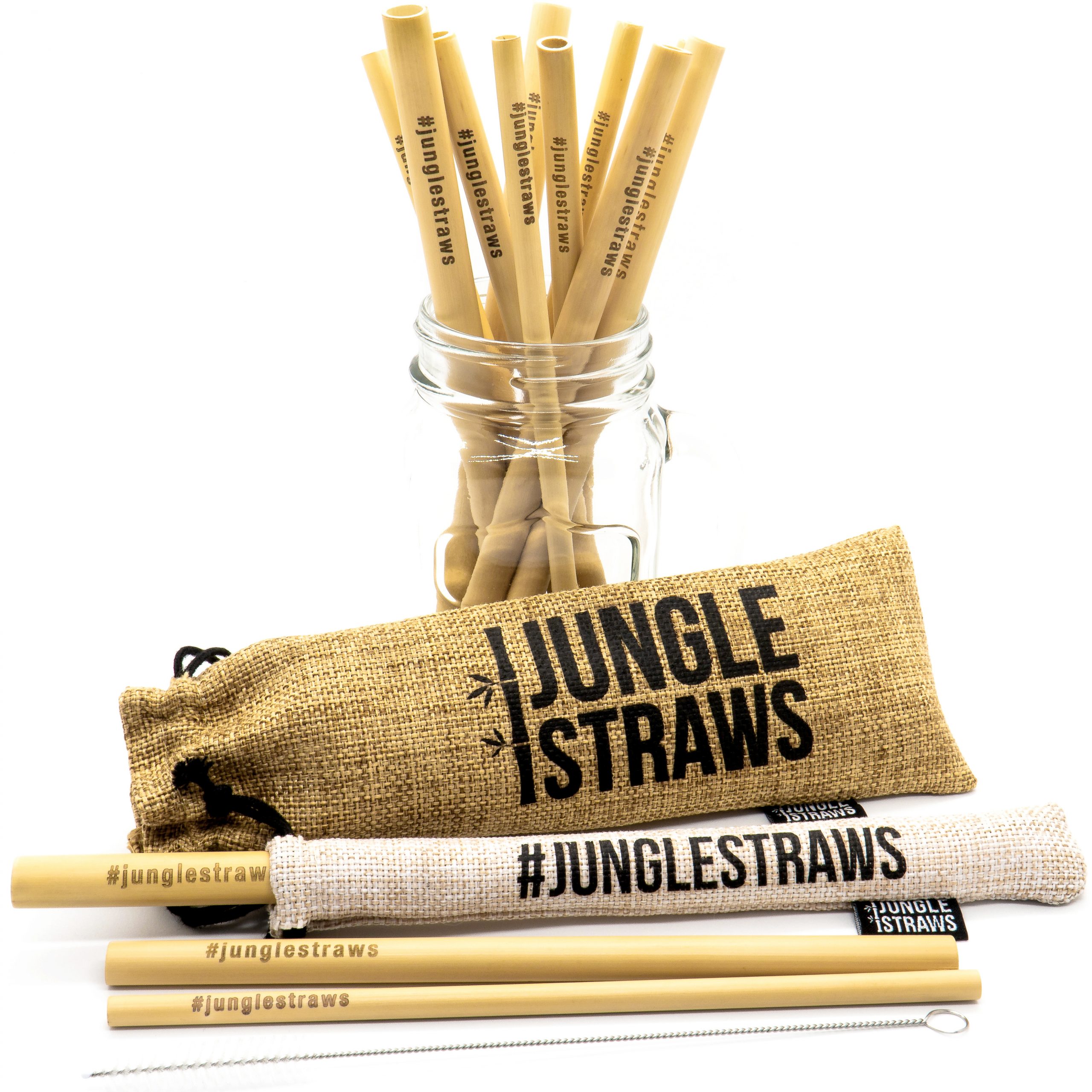 Organic Bamboo Straws 12 Pack *PRE-ORDER*