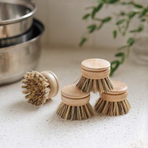 Replacement Dish Brush Heads | Eco Bamboo (Pack of 4) *Pre-Order*